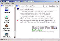 badcopy - floppy disk recovery and cd cdr cdrw file recovery